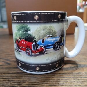 2005 Burton & Burton Collectible Porcelain Coffee Cup Mug Open Road Antique NEW